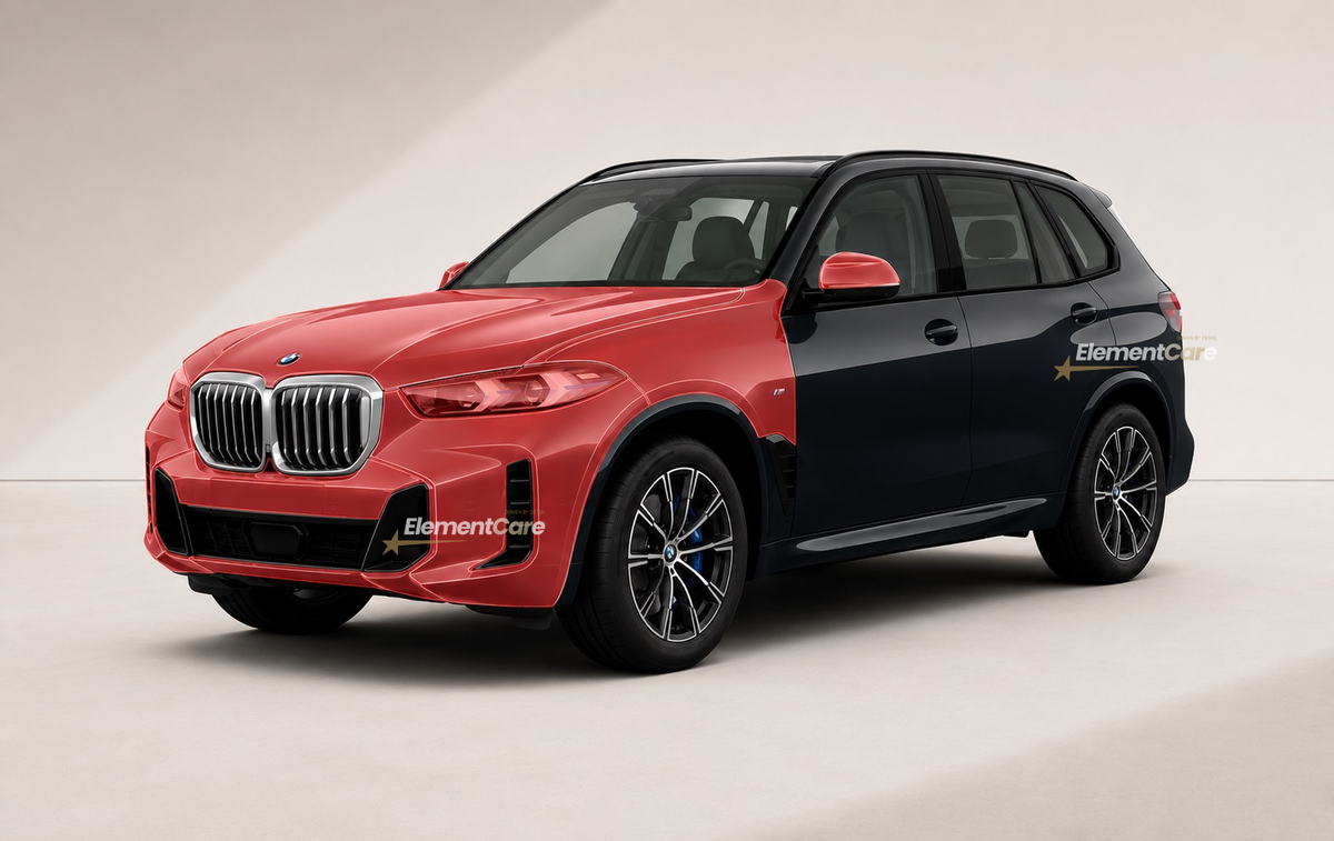 BMW X5 with Element Care Melbourne's full front end ppf package installed